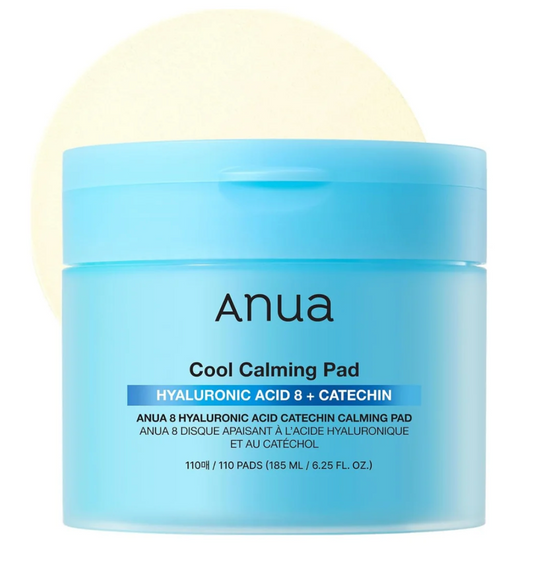 Anua 8 Hyaluronic Acid Catechin Calming Pads (110ea)