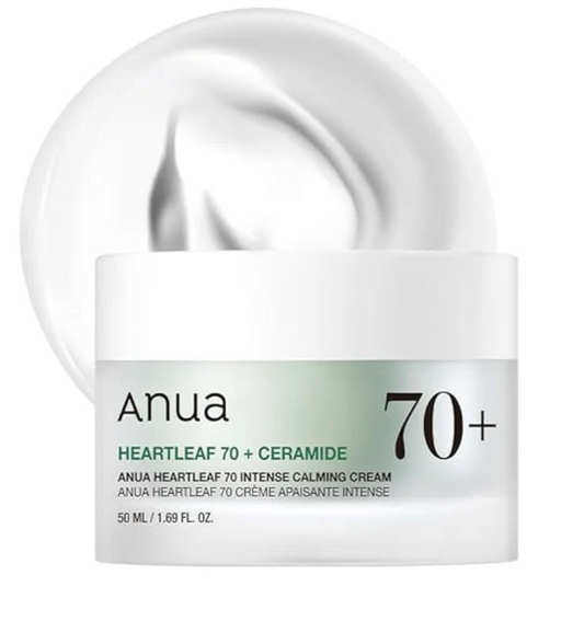 Anua Heartleaf 70% Intense Calming Cream-Soothing Barrier Moisturiser