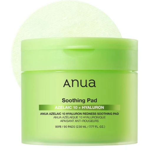 Anua Azelaic Acid 10% Hyaluron Redness Soothing Pad